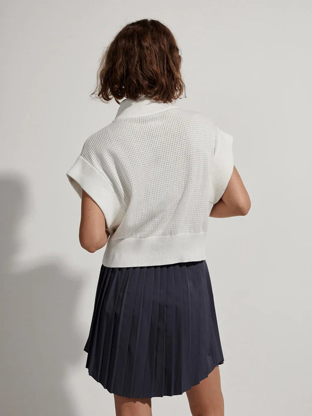 Varley Fulton Cropped Knit- Snow White – C.O.R.E. grow strong.