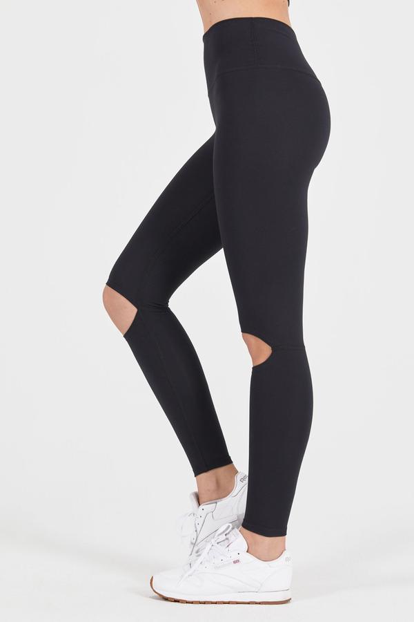 The Body Legging - Sueded Onyx / X/S  Cut off sweatshirt, Legging, Winter  fashion casual