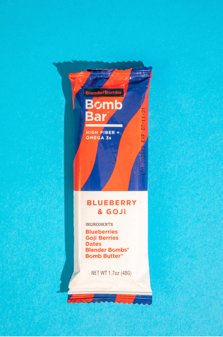Blender Bombs Bomb BarBlueberry & Goji (Single Bar) C.O.R.E. grow