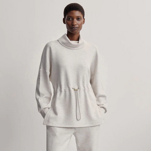 Varley Freya Sweat - Ivory Marl