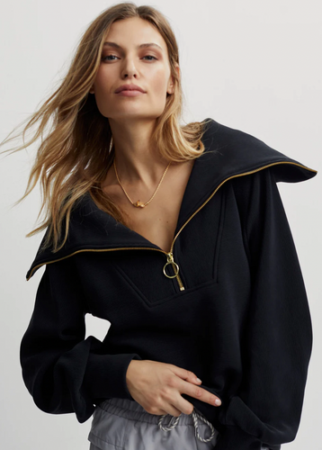 Varley Vine Half Zip - Black