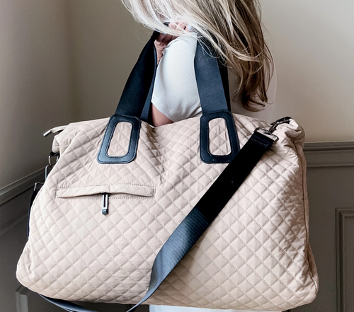 Quilted Weekender Bag