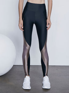 Lanston Sport Benji Curve Block Legging - Abyss
