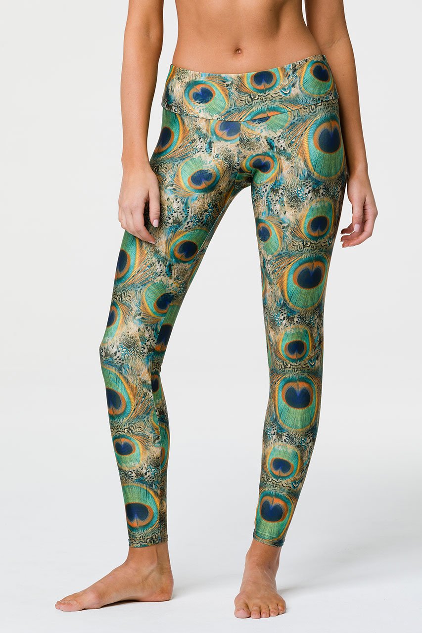 Onzie Long Legging - Peacock Green