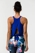 Load image into Gallery viewer, Onzie One Size Tie Back Tank - Royal Blue onesize