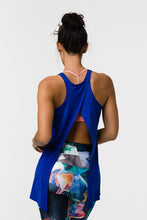 Load image into Gallery viewer, Onzie One Size Tie Back Tank - Royal Blue onesize
