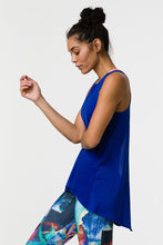 Load image into Gallery viewer, Onzie One Size Tie Back Tank - Royal Blue onesize