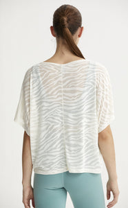 Varley Almo Tee - Vanilla Sheer