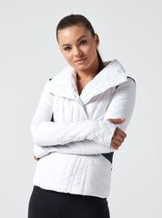 Blanc Noir Motion Panel Puffer- Taupe