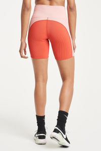 Beach Riot Ribbed Bike Short-Pink