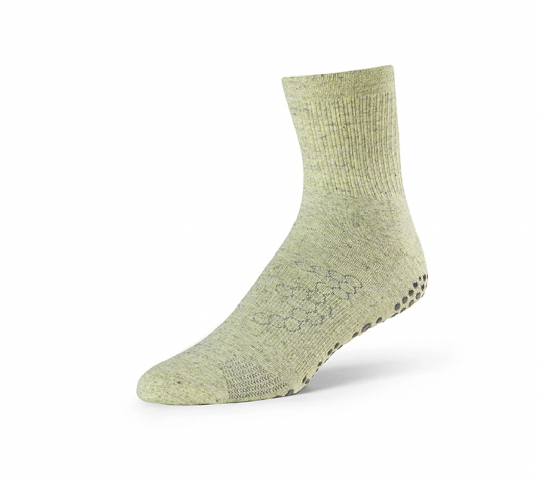 Base 33 Men's Grip Crew Sock - Kelp