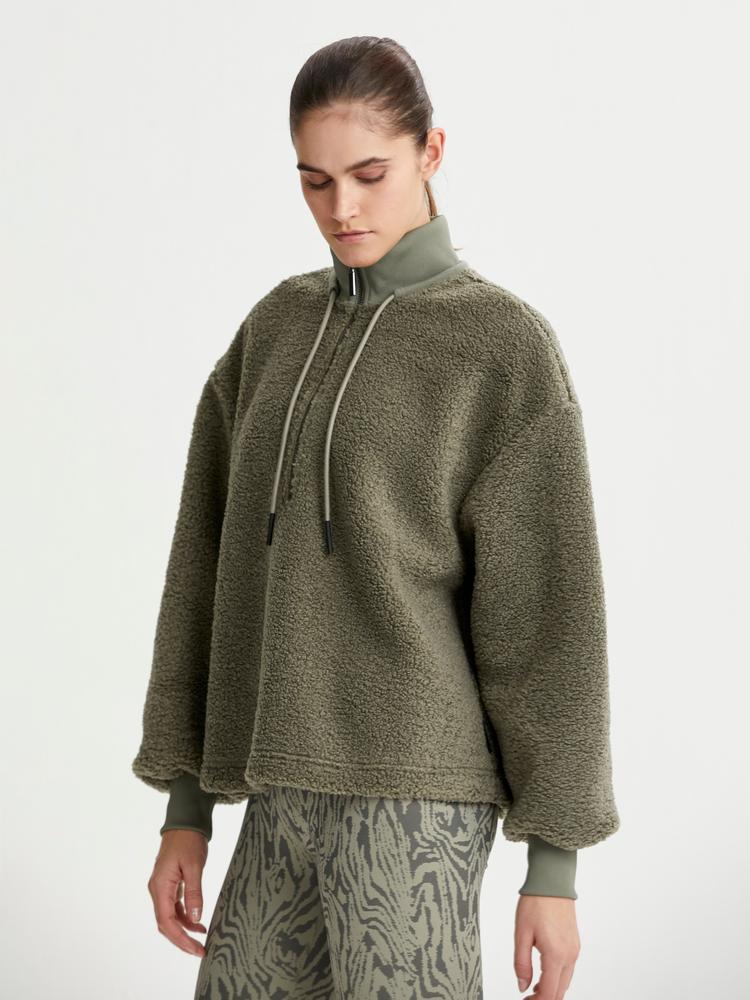 Varley Berea Half-Zip - Gravity Green