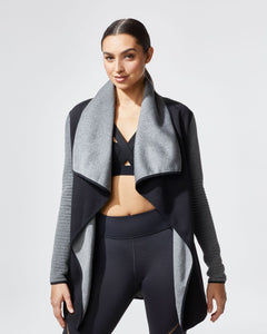 MICHI Dusk Wrap Jacket - Black