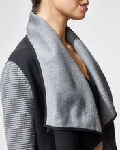 Load image into Gallery viewer, MICHI Dusk Wrap Jacket - Black