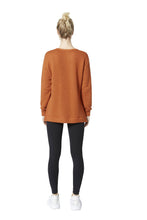 Load image into Gallery viewer, Vimmia Verge Reversible Slit Side Pullover Top - Cinnamon