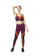 Load image into Gallery viewer, Vimmia Tri Color Legging - Currant