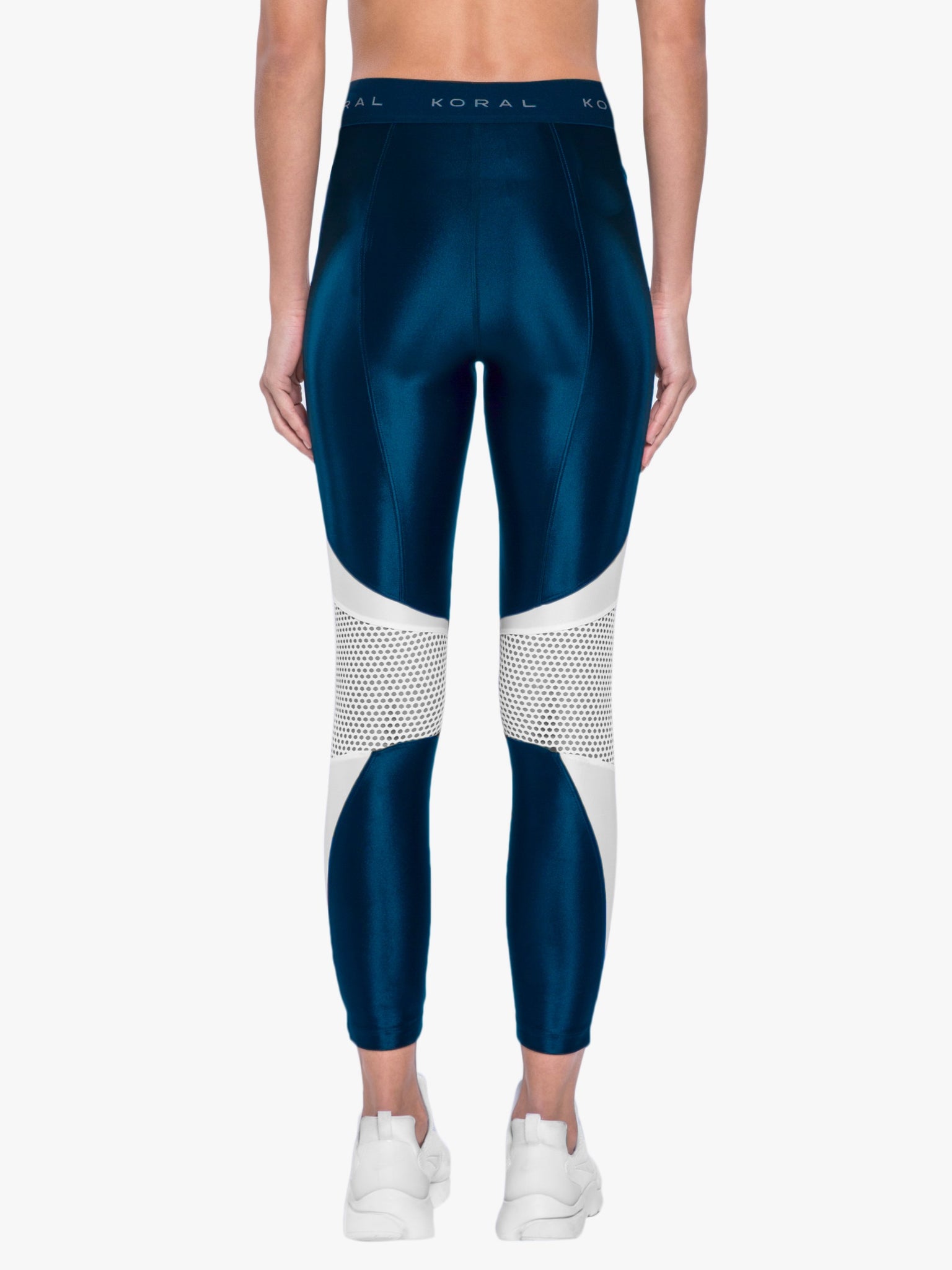 Koral Emblem Infinity High Rise Cropped Legging - Midnight Blue – C.O.R.E.  grow strong.