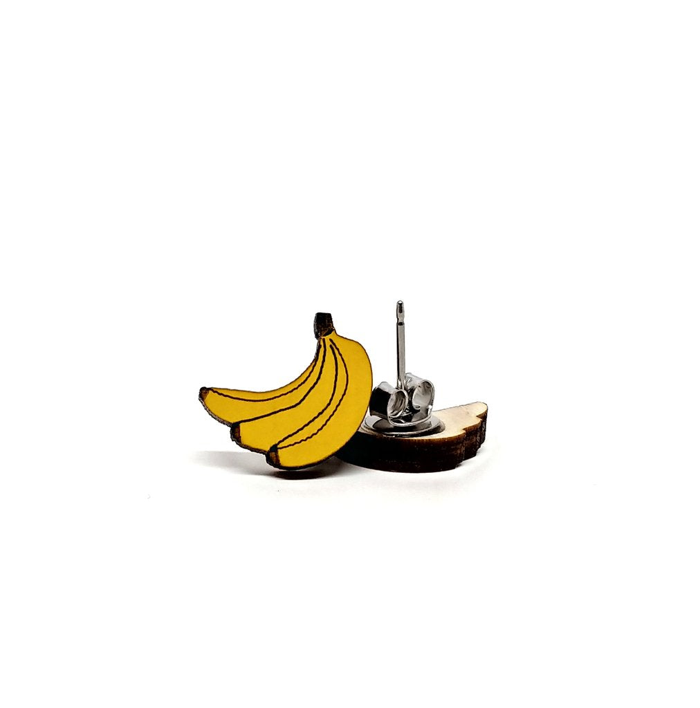 [un]possible cuts earrings - Banana