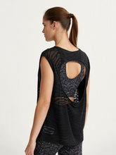 Load image into Gallery viewer, Varley Emmet Tee- Zebra Sheer Tee