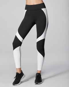 MICHI Glory Legging - Black/White
