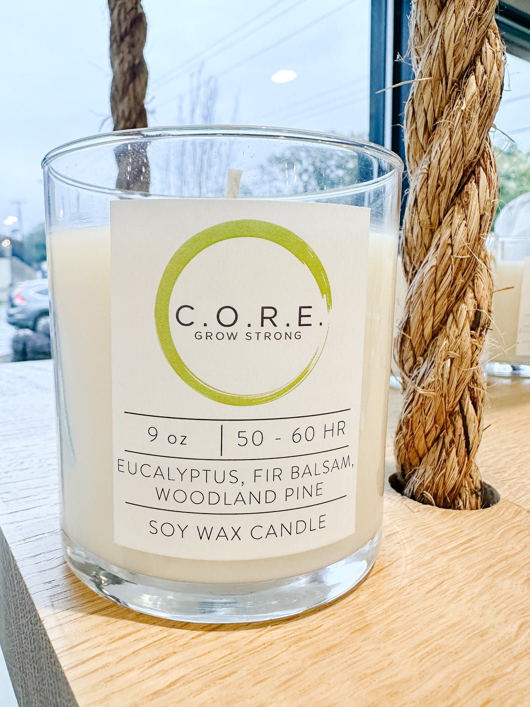 Candlefish C.O.R.E. grow strong - EUCALYPTUS. FIR BALSAM, WOODLAND PINE Soy Candle