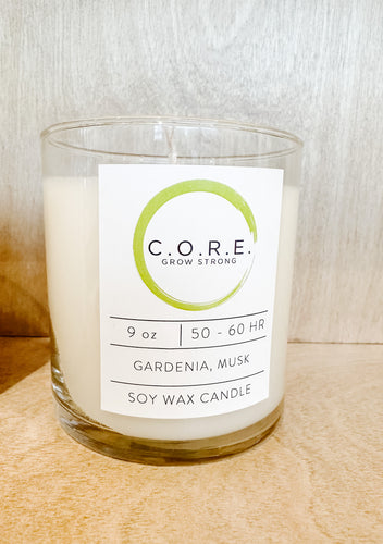 Candlefish C.O.R.E. grow strong - Gardenia Musk Soy Candle