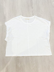 Free People - You Rock Tee - Optic White