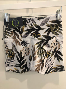 WITH Biker Short -Multi Tropical Print