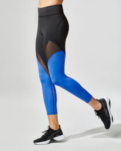 Load image into Gallery viewer, MICHI Inversion Crop Legging - Royal Blue / Black