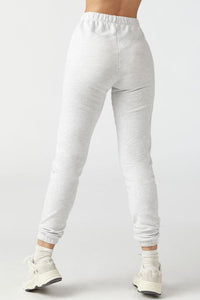 Joah Brown Empire Jogger- Pearl Grey French Terry