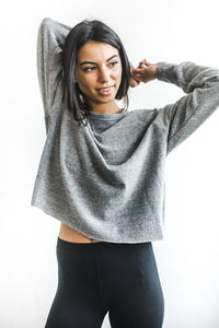 Joah Brown Classic Grunge Cutoff - Grey Hacci