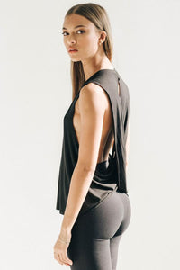 Joah Brown Exhale Tank - Black