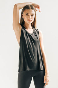 Joah Brown Exhale Tank - Black