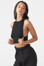 Load image into Gallery viewer, Joah Brown Longline Tank-Black
