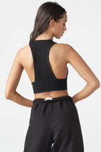 Load image into Gallery viewer, Joah Brown Longline Tank-Black
