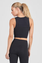 Load image into Gallery viewer, Joah Brown Marathon Crop Top - Sueded Onyx