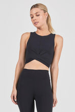 Load image into Gallery viewer, Joah Brown Marathon Crop Top - Sueded Onyx
