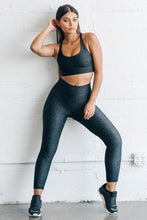 Load image into Gallery viewer, Joah Brown Second Skin Legging - Black Galaxy