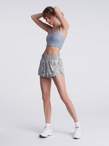 Varley Kallin Running Short - Taupe Grey