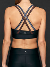 Load image into Gallery viewer, Lanston Sport Jaron Strap Bra - Metal
