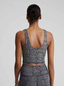 Varley - Let's Go Walker Bra - Olive Snake