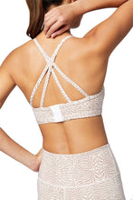 Load image into Gallery viewer, Varley Lindley Bra - Rose Feathers