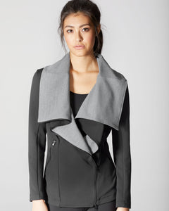 MICHI Lotus Jacket - Grey / Black