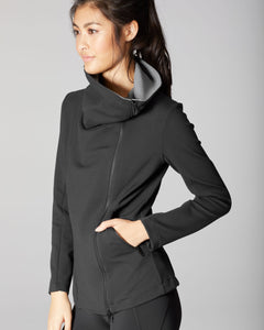MICHI Lotus Jacket - Grey / Black