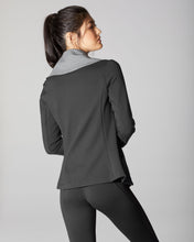 Load image into Gallery viewer, MICHI Lotus Jacket - Grey / Black