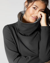 Load image into Gallery viewer, MICHI Lotus Jacket - Grey / Black