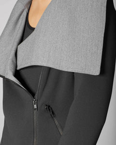 MICHI Lotus Jacket - Grey / Black