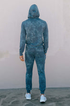 Load image into Gallery viewer, Softwear Unisex Hoodie - Blue Tie Dye