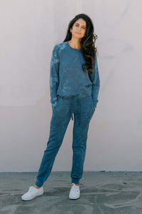 Softwear Women's Jogger - Blue Tie Dye
