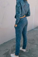 Load image into Gallery viewer, Softwear Women&#39;s Jogger - Blue Tie Dye